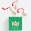 Holiday Cheers Lebkuchen Ornament Set
