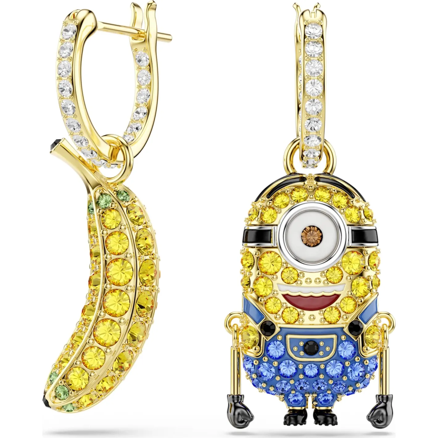 Minions Stuart and Banana Drop-Ohrhänger