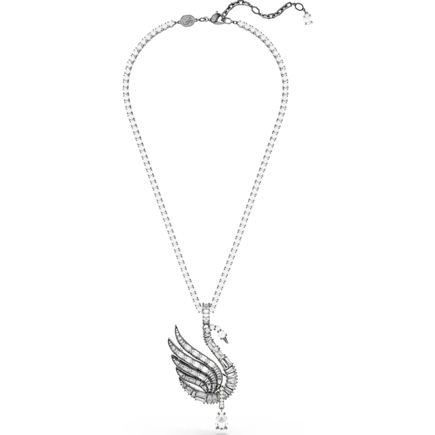 Swan Anhänger und Brosche